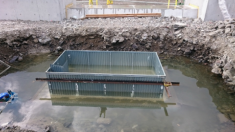 鋼製型枠止水パネル 止水パン 鋼製型枠止水パネル 止水パン